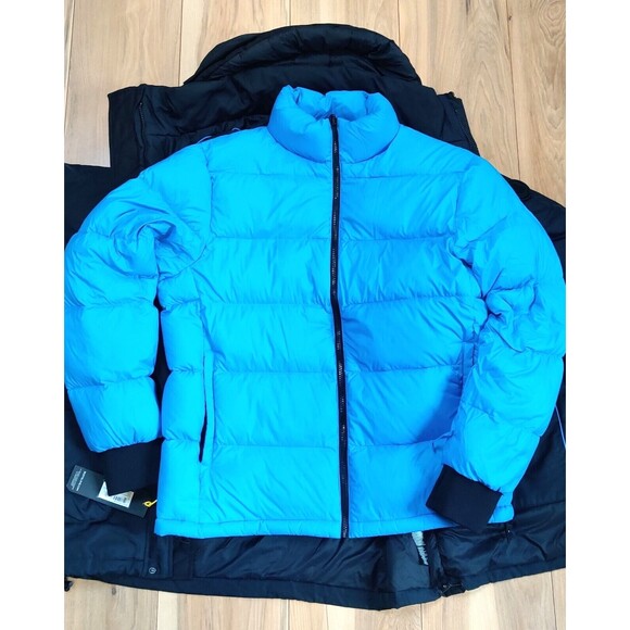 NWT Men's BODY GLOVE  3 IN 1 Winter Coat 90% Duck Down Size LARGE Puffer Jacket - Picture 1 of 16
